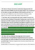 AHIP - Final examination 2022 with all the correct answers