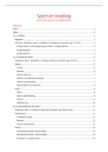 Samenvatting Sport en Voeding (BSRSPV01K1)