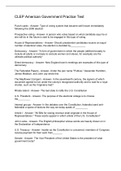 CLEP American Government Practice Test