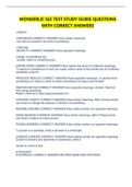 WONDERLIC SLE TEST STUDY GUIDE QUESTIONS WITH CORRECT ANSWERS