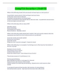 CompTIA Security&plus; &vert; FedVTE QUESTIONS AND ANSWERS LATEST UPDATE 