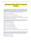 Saunders NClex-PN Fun&colon; Infection  Control