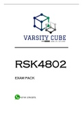 RSK4802 EXAM PACK 2023