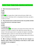 CySA&plus; final - Study Guide 221&period; Questions With Correct Answers 100&percnt; Verified