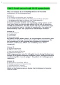 TNCC final exam test 2022 open book Graded A&period;
