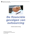 De financiële gevolgen van outsourcing
