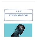 AQA A-level Psychology - 4.1.4 Psychopathology