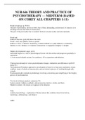 NUR 646 THEORY AND PRACTICE OF PSYCHOTHERAPY &mdash; MIDTERM &lpar;BASED ON COREY ALL CHAPTERS 1-11&rpar;