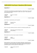 NURS 6501N Final Exam 2 Questions With Answers
