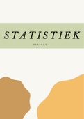 Samenvatting statistiek ondernemerschap & retailmanagement