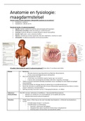 samenvatting van anatomie en fysiologie hoofdstuk 16 maagdarmstelsel