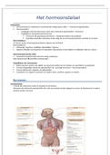 samenvatting van anatomie en fysiologie hoofdstuk 10 hormoonstelsel