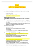 EXAM SAFE FOR TEAMS TRAINING&sol;100&percnt; Verified