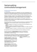 Nederlandse Samenvatting Security Risk Management Body Of Knowled, ISBN: 9780470454626  continuïteitsmanagement