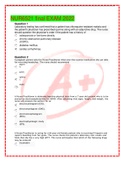  NURS 6521 Advanced Pharmacology Final Exam,WEEK 11, MIDTERM EXAM 