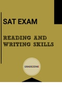 SAT Test Reading Writing and Language Tests Essay 2022.
