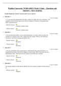 Walden University NURS 6501N Week 3 Quiz &ndash; Question and Answers &ndash; Set 1 &lpar;Latest&rpar;&period;