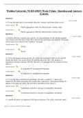 Walden University NURS 6501N Week 5 Quiz&ndash; Question and Answers &lpar;Latest&rpar;&period;