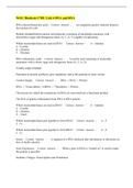 WGU Biochem C785&colon; Unit 4 DNA and RNA