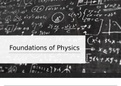 A-LEVEL PHYSICS REVISION - Foundations in Physics