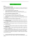 NR511 Midterm Exam   Questions and 100% correct answers| Graded A+ 