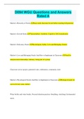 D094 WGU Questions and Answers Rated A