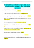 Cosmetology written test practice exam questions and answers with complete solutions