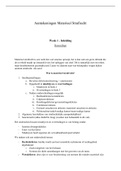 Aantekeningen Materieel Strafrecht - Hoorcolleges & Werkgroepen