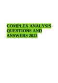 COMPLEX ANALYSIS QUESTIONS AND ANSWERS 2023