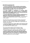 RN 2019 Leadership ATI Exam Questions and Answers