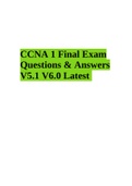 CCNA 1 Final Exam Questions and Answers V5.1 V6.0 Latest 2023