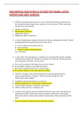 HESI Mental Health RN Questions and Answers from V1-V3Test Banks and Actual Exams &lpar;Latest Update 2022&sol;2023&rpar; 100&percnt; Verified&period; Rated A&plus;