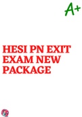 HESI RN EXAM PACK LATEST VERSION 2022/2023