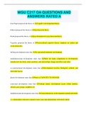 WGU C217 OA QUESTIONS AND ANSWERS RATED A