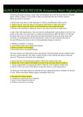 HESI REVIEW