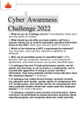 Cyber Awareness Challenge 2022