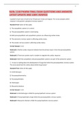 NURs 1140 PHARM FINAL EXAM QUESTIONS AND ANSWERS LATEST UPDATE AND 100&percnt; VERIFIED