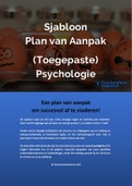 Plan van Aanpak Toegepaste Psychologie | Sjabloon & Voorbeeld | Hbo
