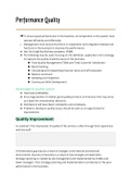 Performance Quality Matric IEB Business Studies Notes 