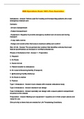 EMS operations Packaged Exams Questions and Answers