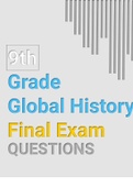Well defined (9th Grade Global History Final Exam) 2023