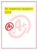 ATI RN Maternal Newborn 2019