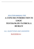 A CONCISE INTRODUCTION TO LOGIC TEST BANK BY PATRICK J. HURLEY.pdf