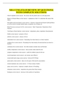 NHA CCMA EXAM REVIEW&vert; 207 QUESTIONS&vert; WITH COMPLETE SOLUTIONS