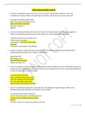  NUR 252 Med Surg practice test B Updated