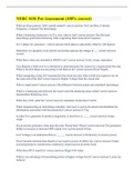 NERC SOS Pre-Assessment &lpar;100&percnt; correct&rpar;
