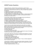 ASWB Practice Questions  And Answers