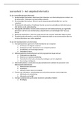 Samenvatting inleiding informatica IB0102 cursusboek 1, leereenheden 1 t/m 4