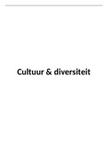 Samenvatting college's cultuur en diversiteit 