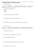 Examen Interieurgeschiedenis 1: zelftest met 40 vragen